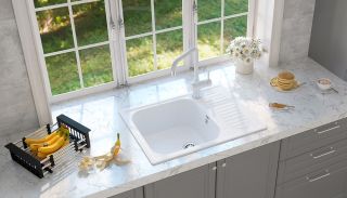 Кухонная мойка Ulgran Classic U-202-341 ультра-белый